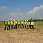 people in construction hats