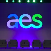 AES Presentation Stage with Chairs