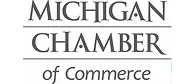 Logo of the Michigan Chamber of Commerce with the words 'Michigan Chamber of Commerce' in a serif font.